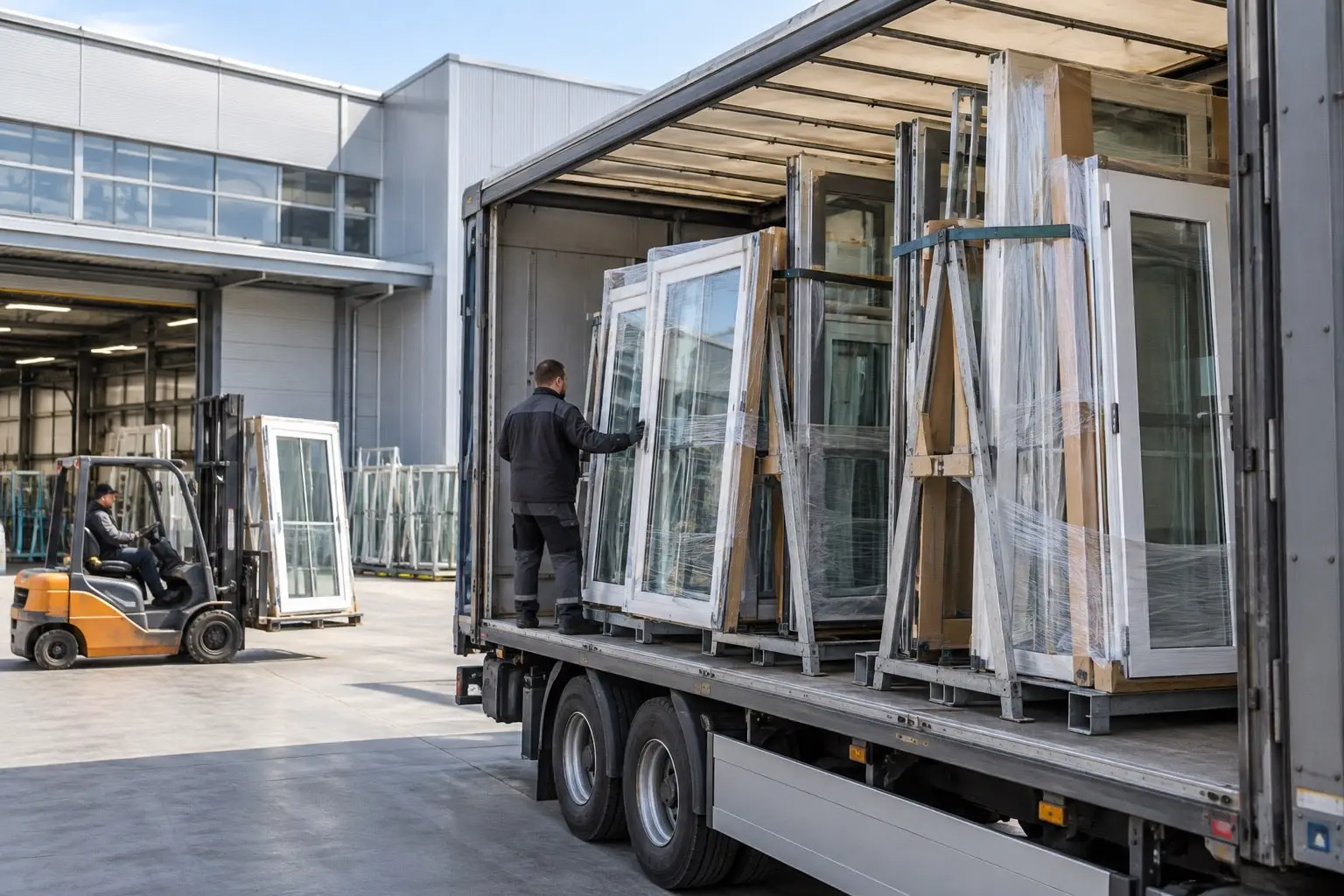 Windows loaded for delivery